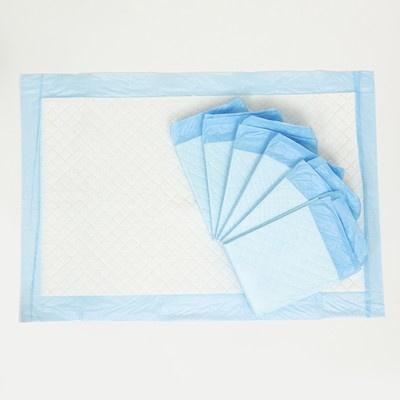 Пелюшка поглинаюча 60х60 см, із адгезивним краєм, стерильна